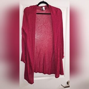 Women's Pink Cardigan Sweater